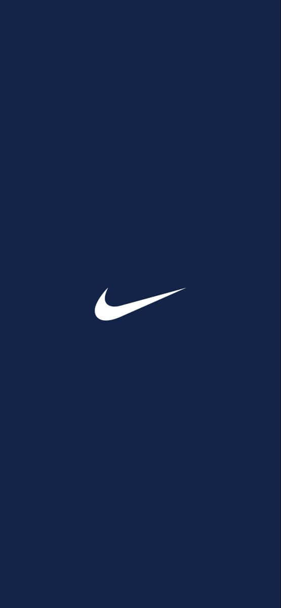 "Blue Nike - Style Meets Performance" Wallpaper