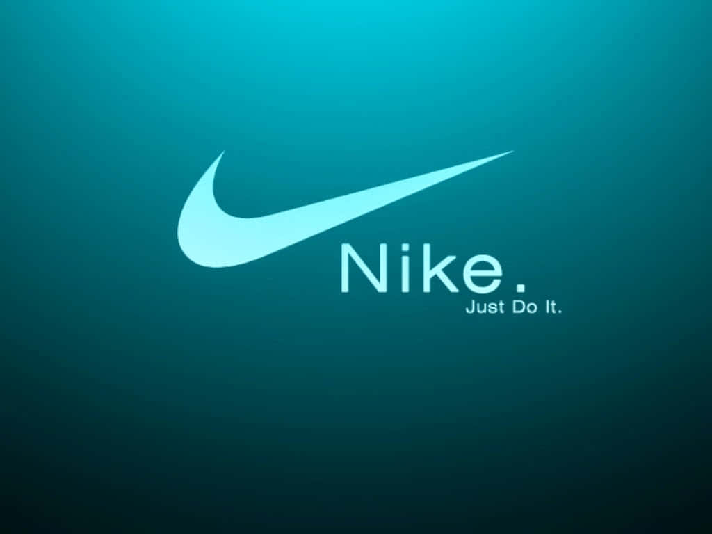 Blue Nike Just Do It Wallpaper