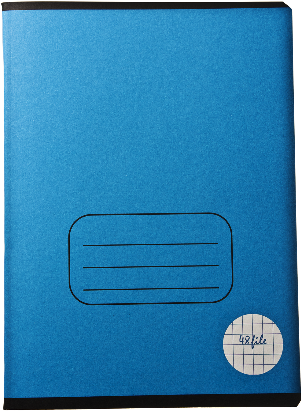 Blue Notebook Cover48 Sheets PNG