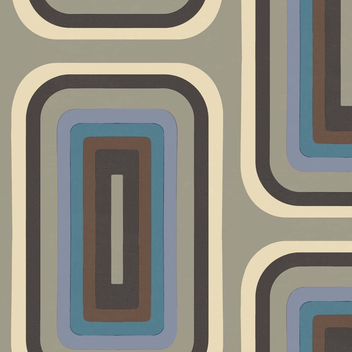Blue Oblong Pattern [wallpaper] Wallpaper