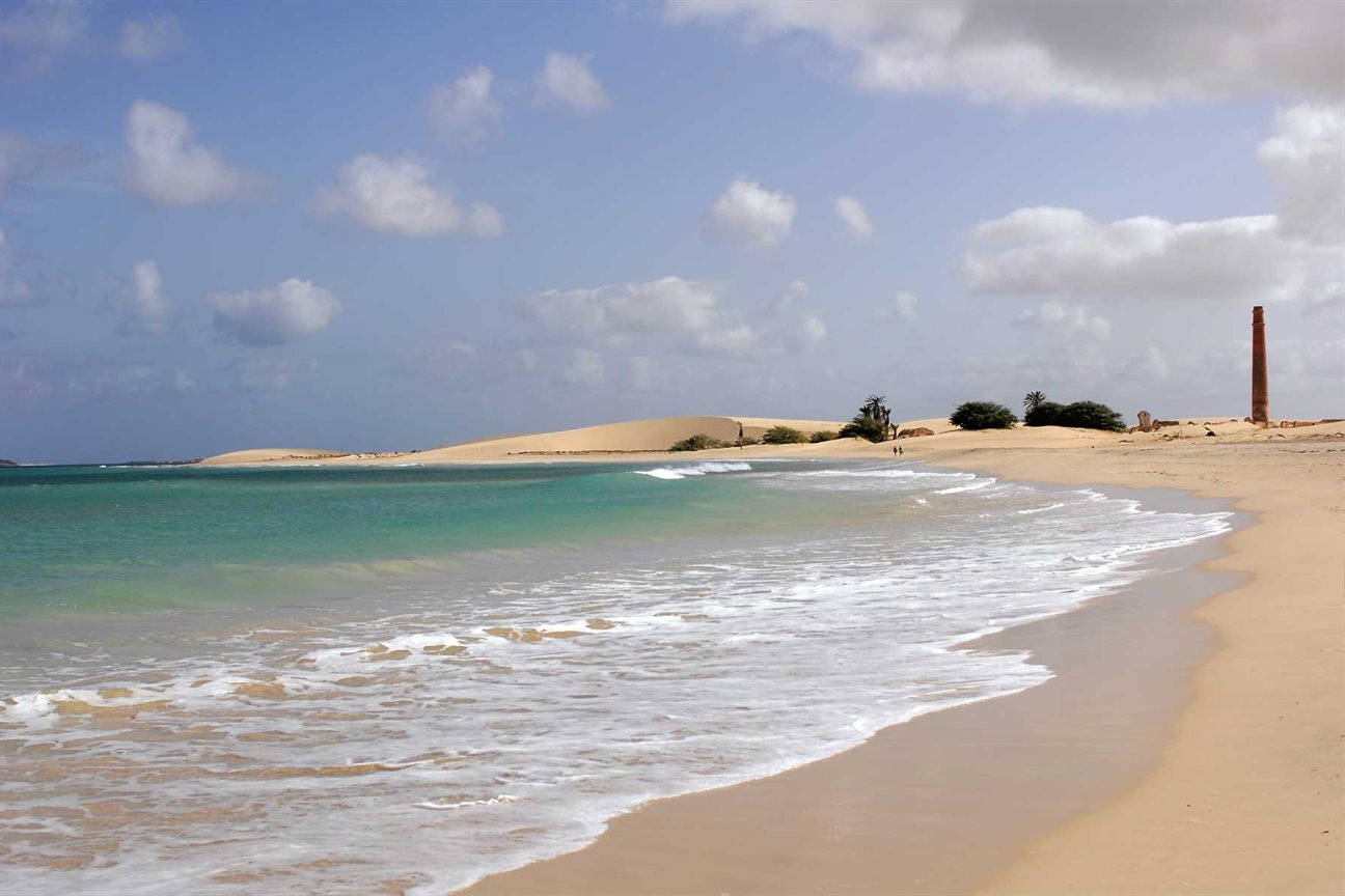 Aguaazul Del Océano En Cabo Verde Fondo de pantalla
