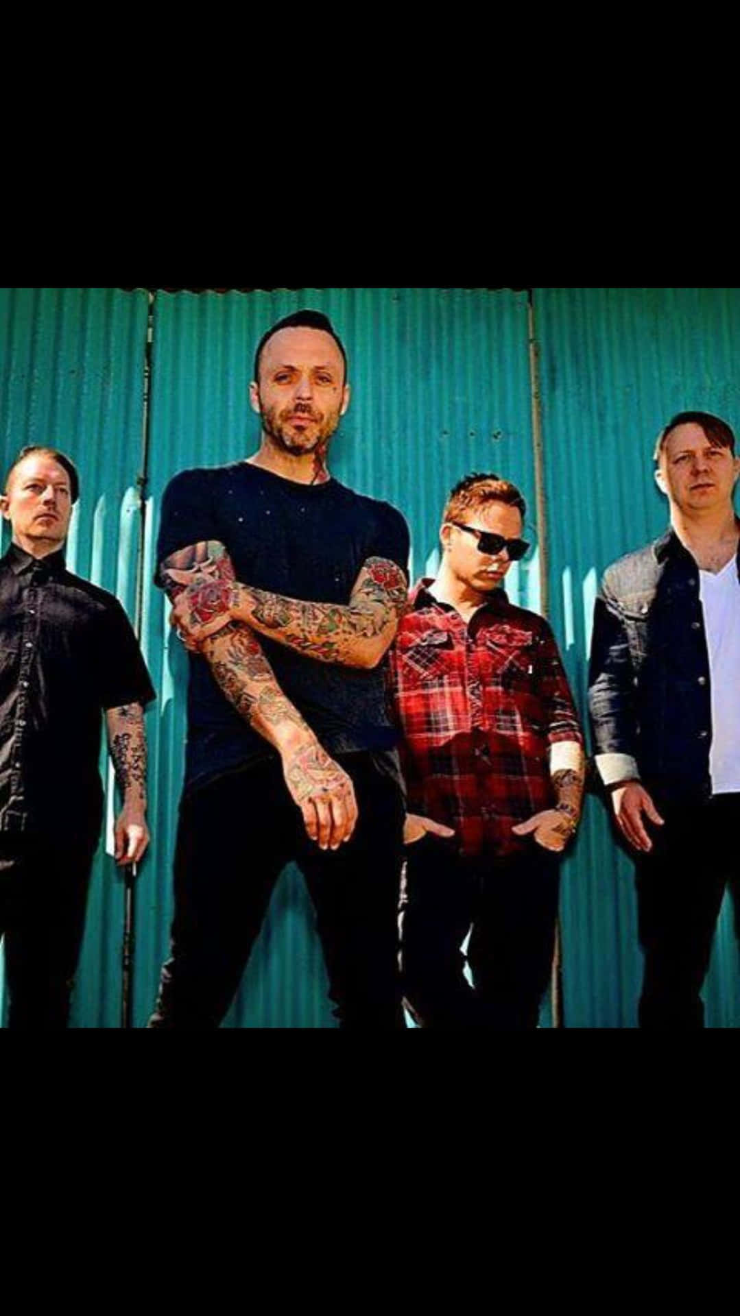 Blue October band performing live in concert Wallpaper