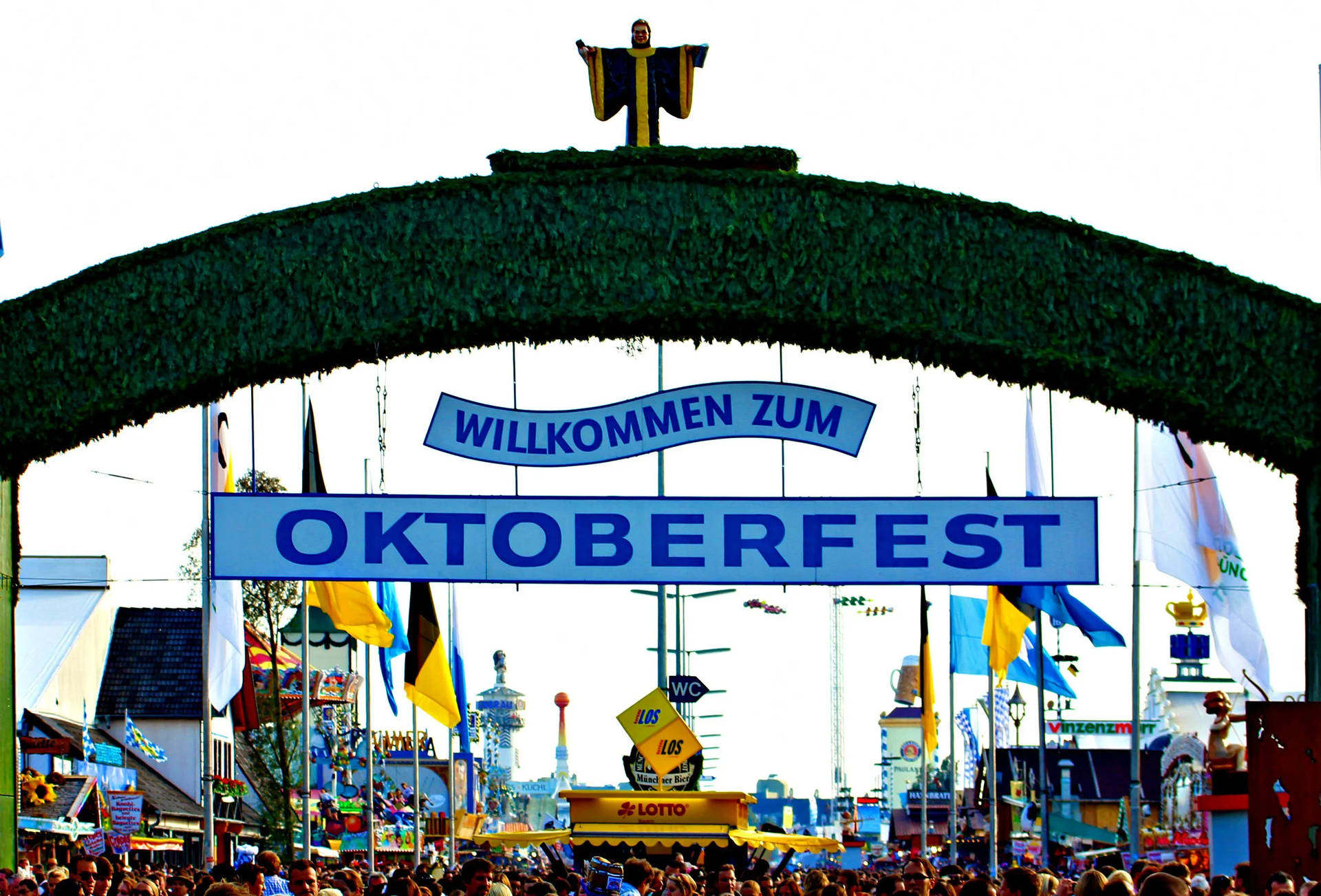 Blue Oktoberfest Signage