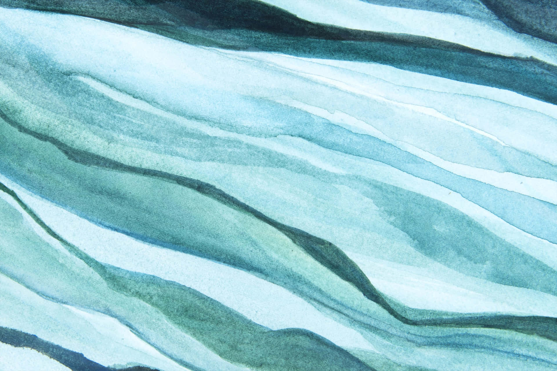 Blue Ombre Background Water Color Brush Strokes