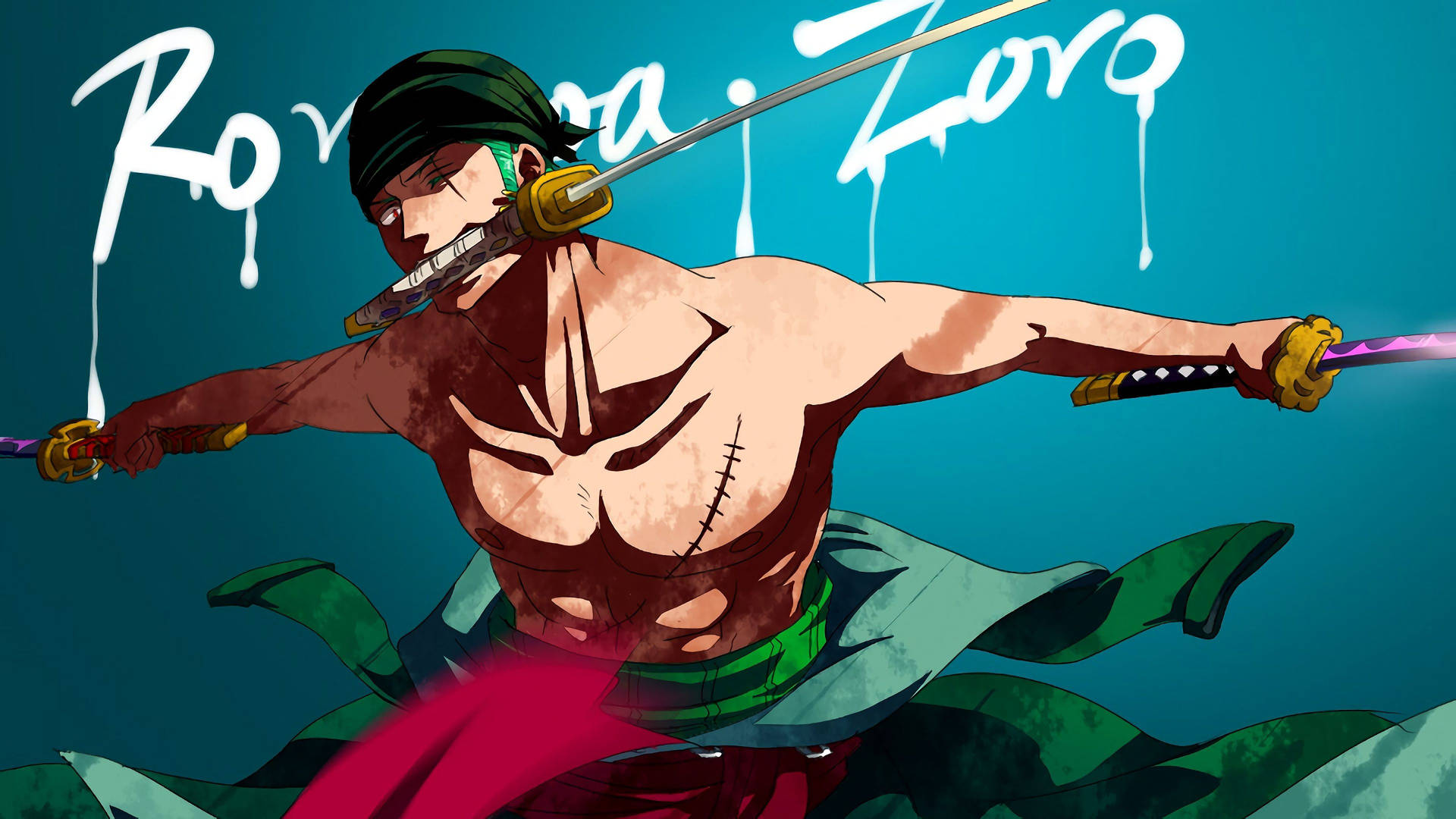 Roronoa Zoro Katana Dragon One Piece 4K Wallpaper iPhone HD Phone