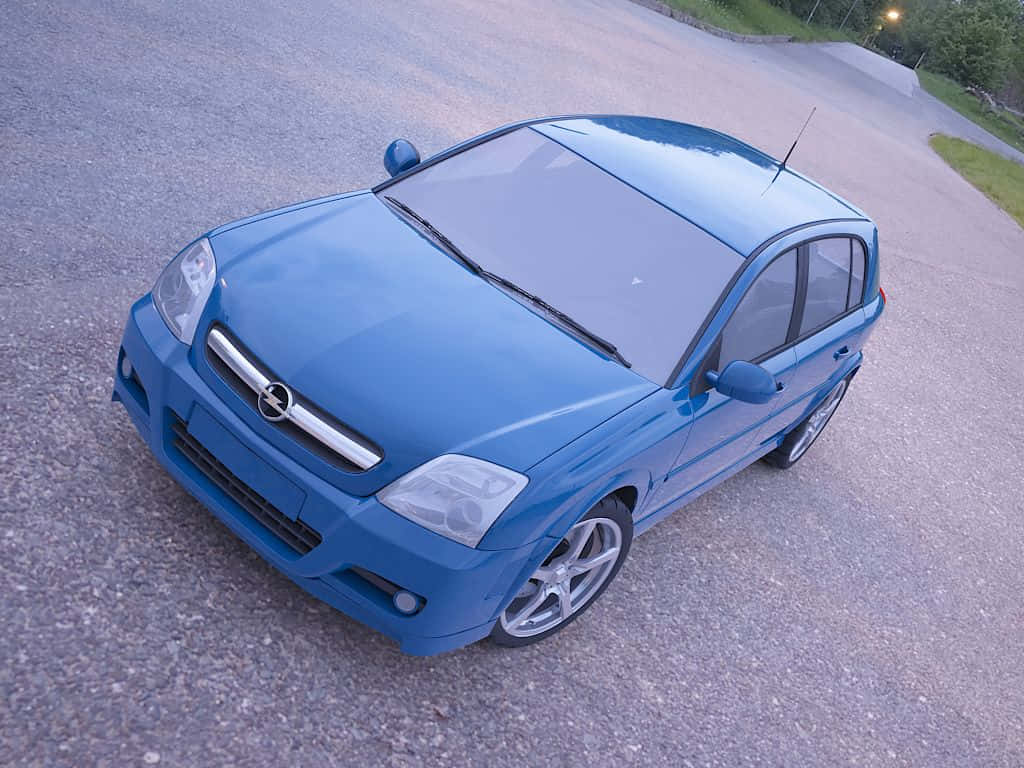 Vue Aérienne De L'opel Signum Bleue Fond d'écran