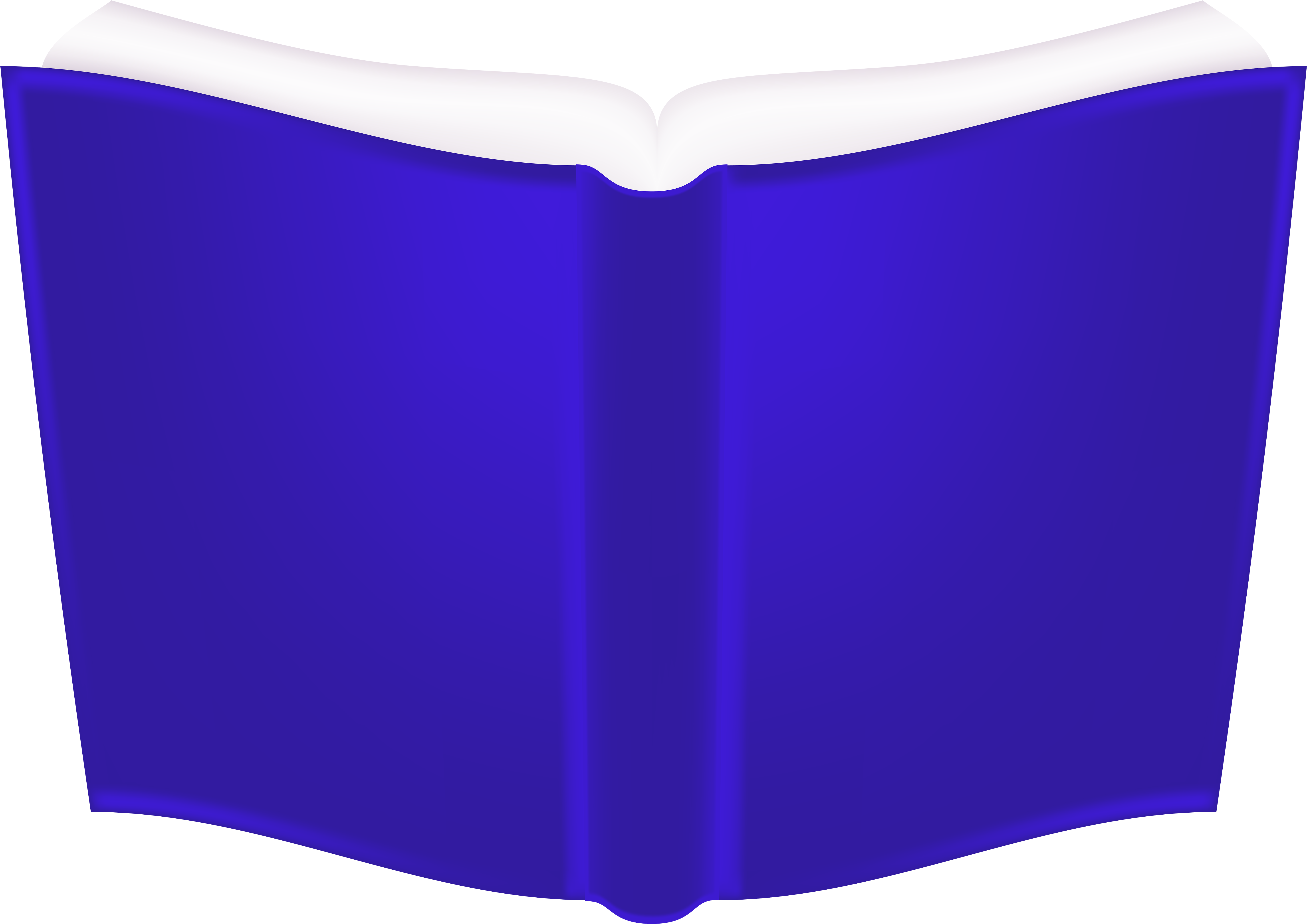 Blue Open Bible Graphic PNG