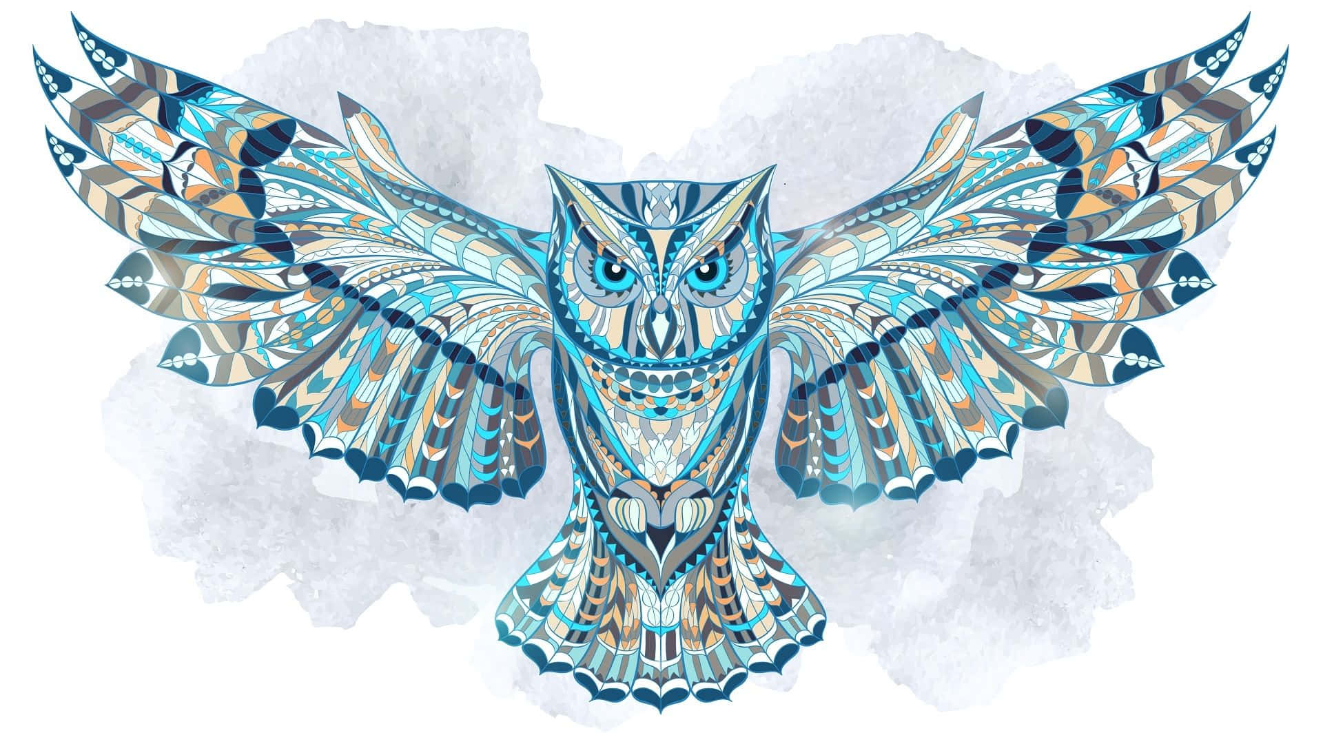 Blue Owl Background