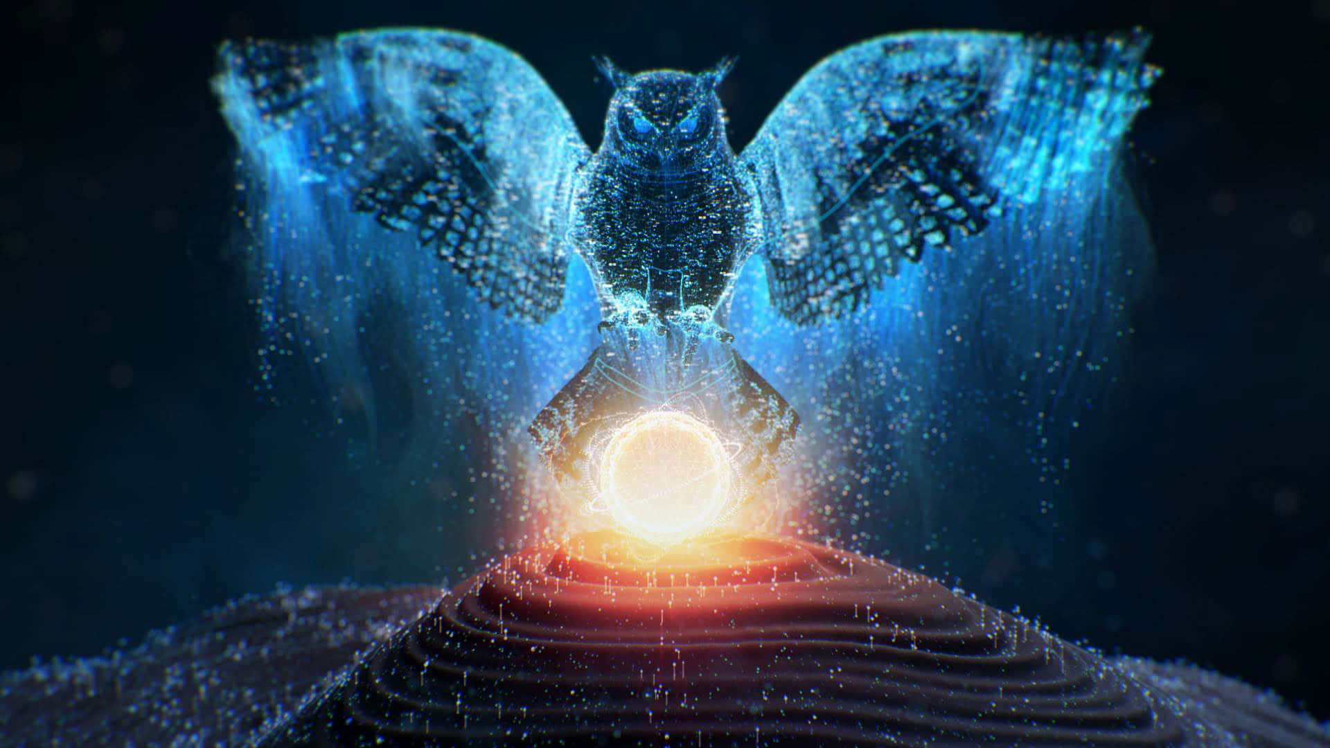 Catch a Glimpse of this Mystical Blue Owl