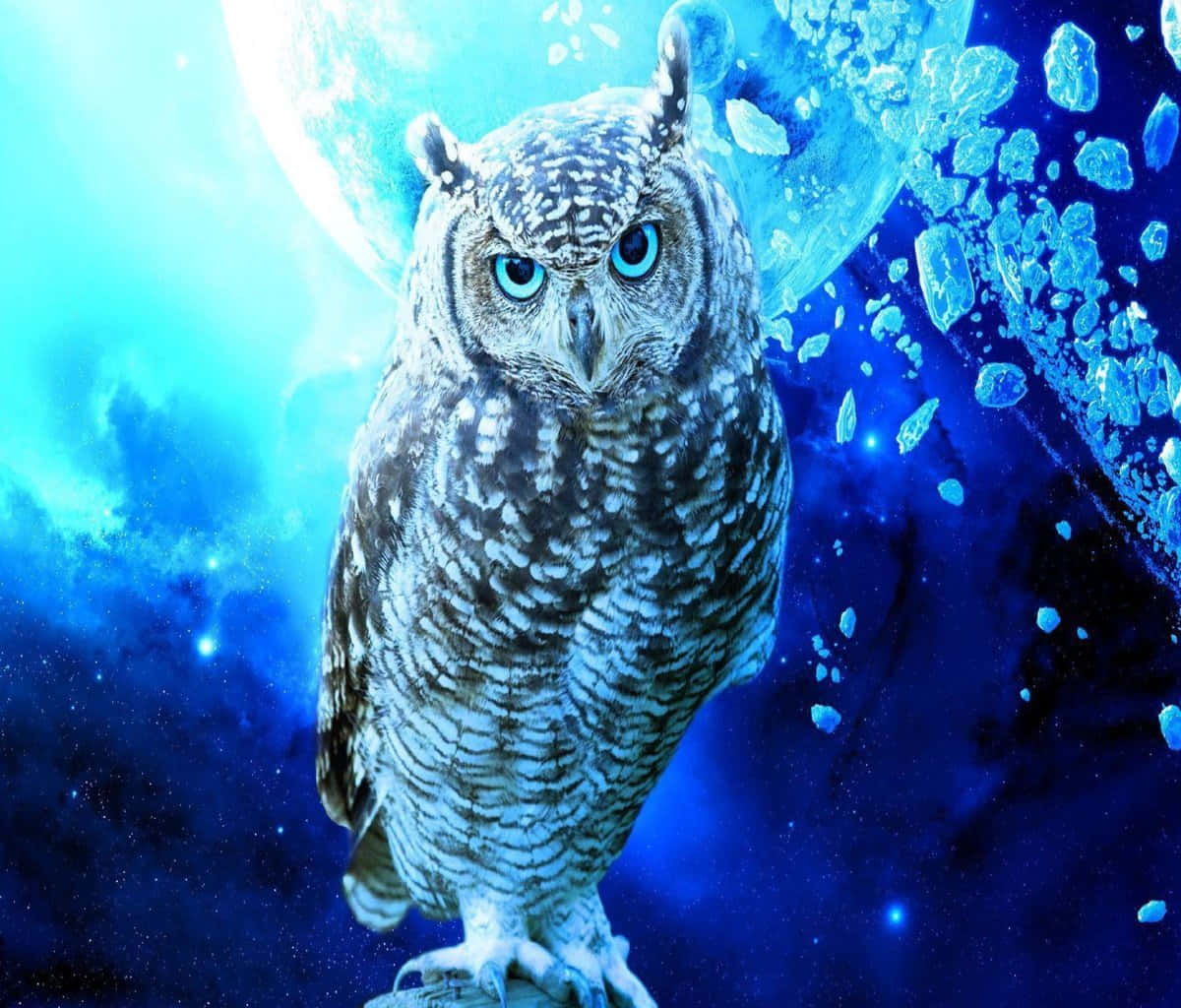 Wise Wisdom – A Seeing Blue Owl