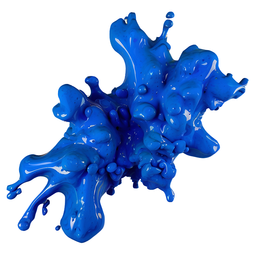 Blue Paint Splatter Png 87 PNG