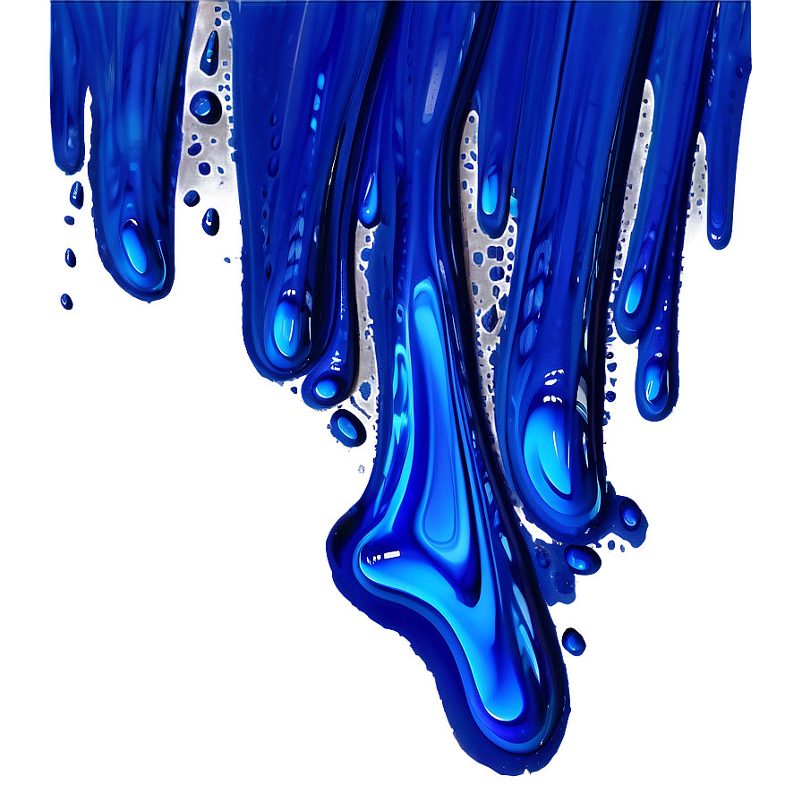 Blue Paint Streak Png 06272024 PNG