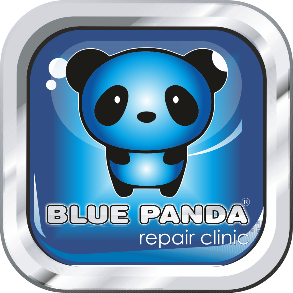 Blue Panda Repair Clinic Logo PNG