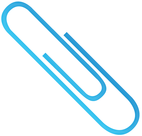 Download Blue Paper Clip Graphic | Wallpapers.com