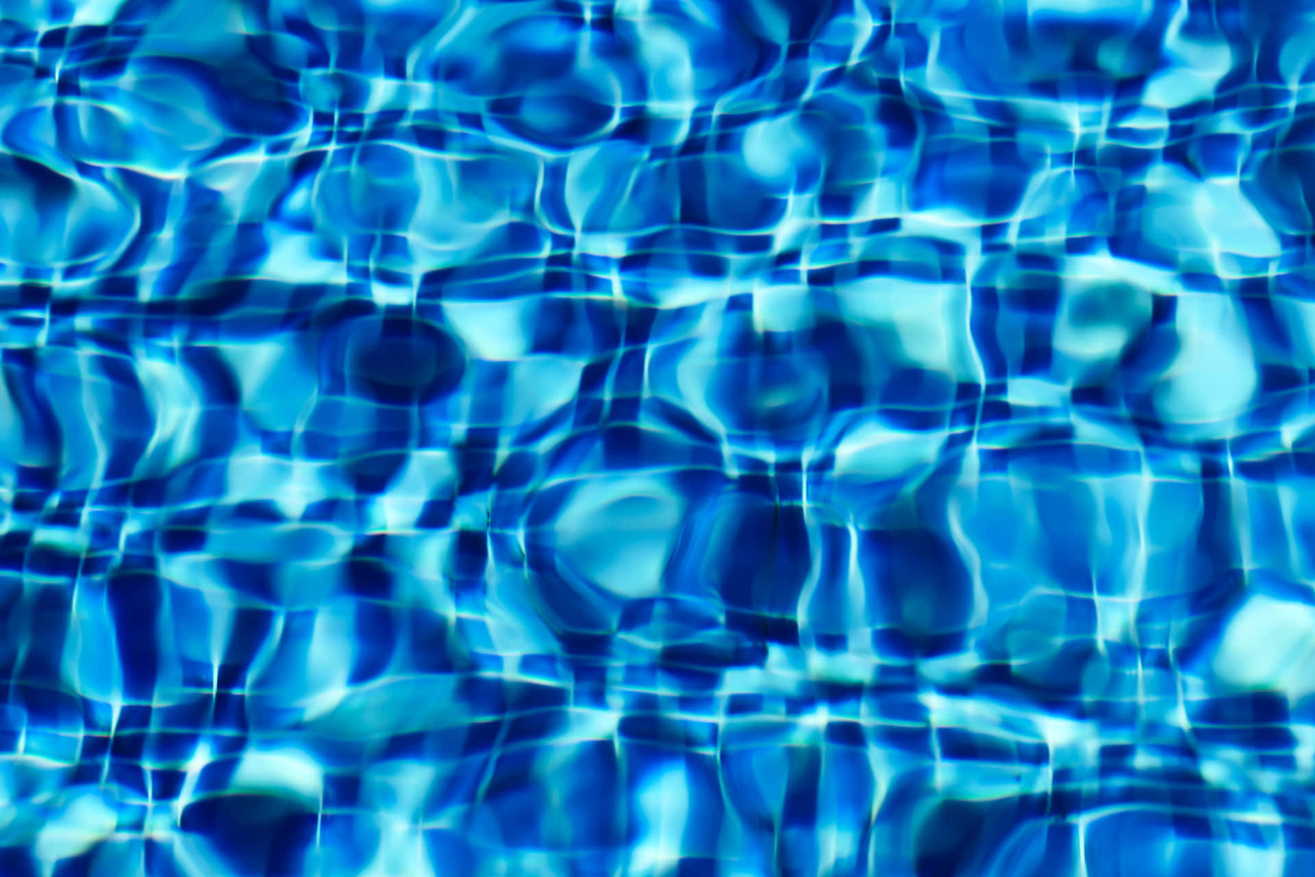 Blue Water In A Pool