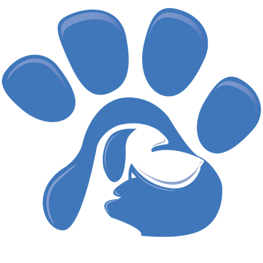 Download Blue Paw Print Graphic | Wallpapers.com