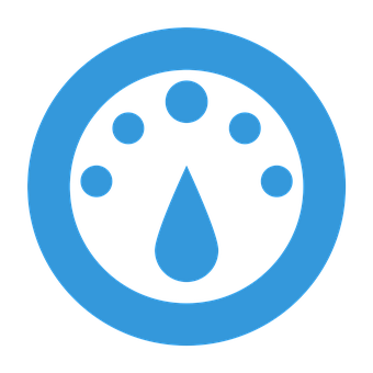 Download Blue Paw Print Icon | Wallpapers.com