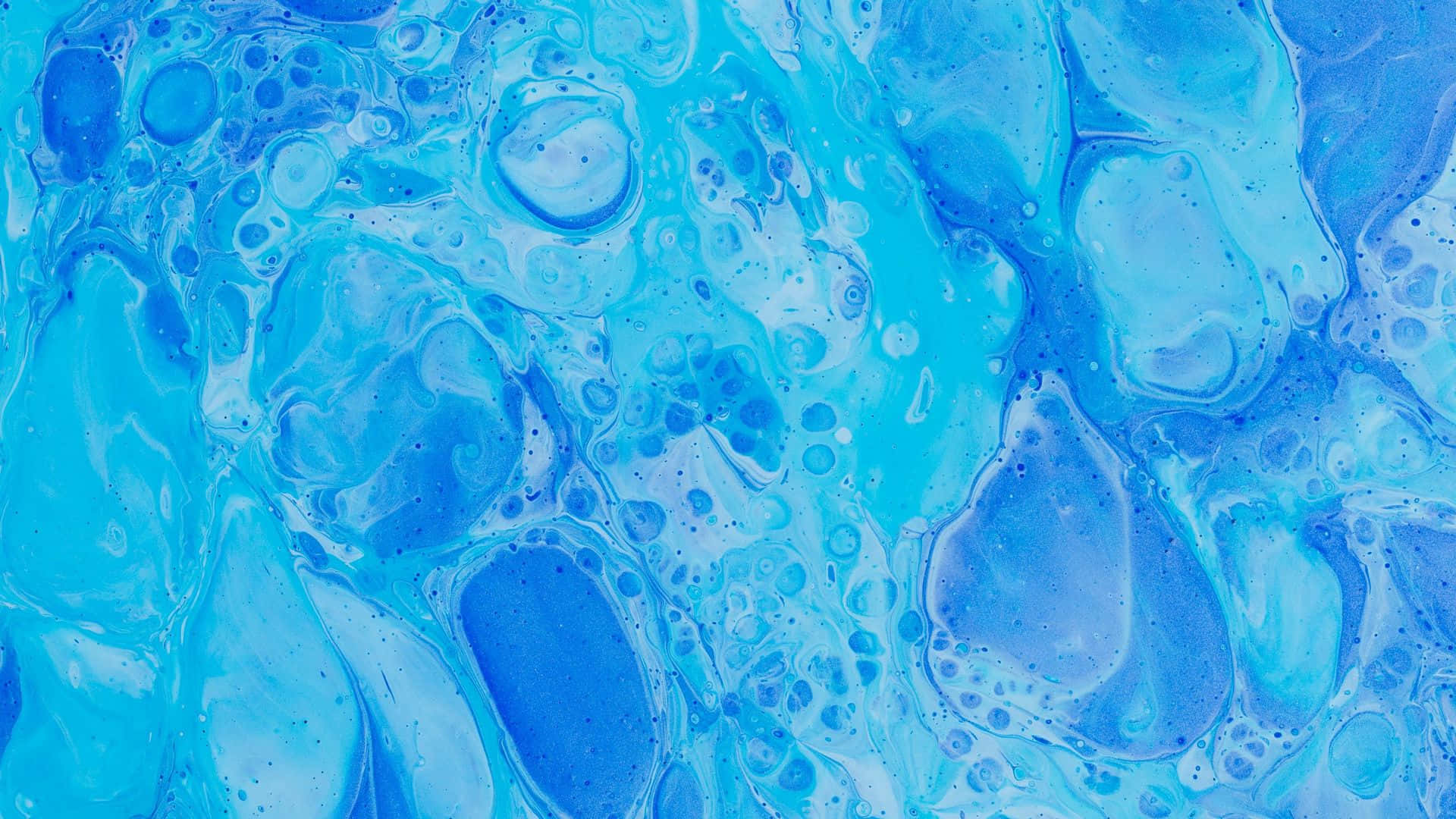 Pastel Liquid Blue PC Wallpaper