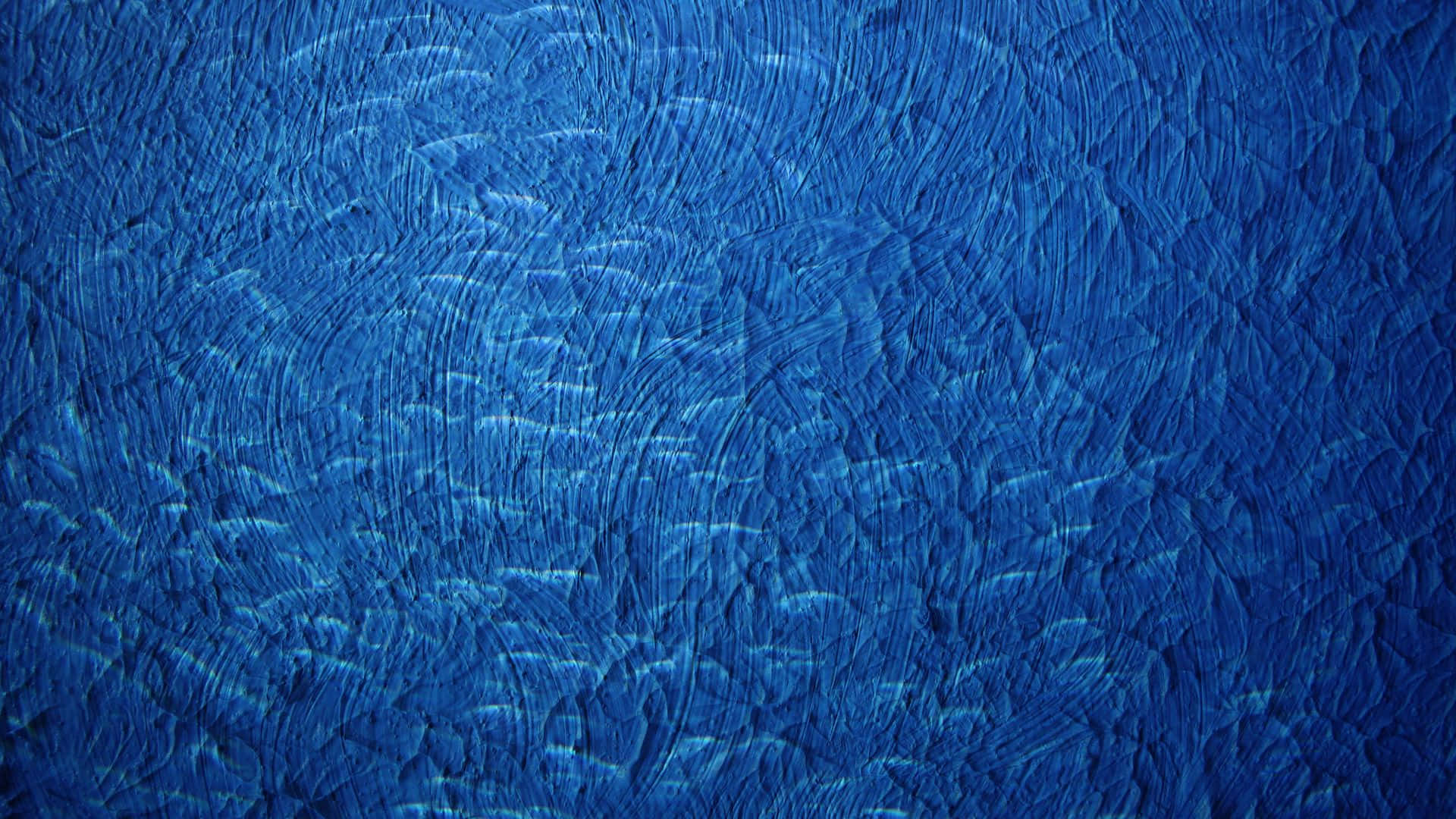 Vand på beton tekstur malet i blå PC-tapet Wallpaper