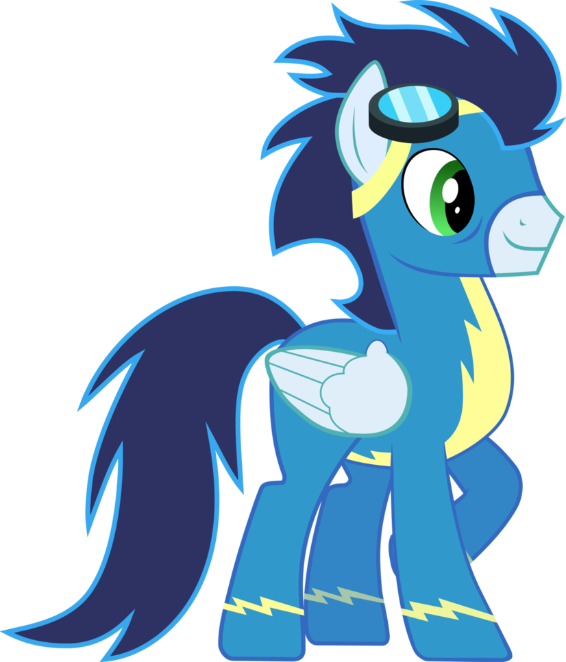 Blue Pegasus Pony Vector PNG