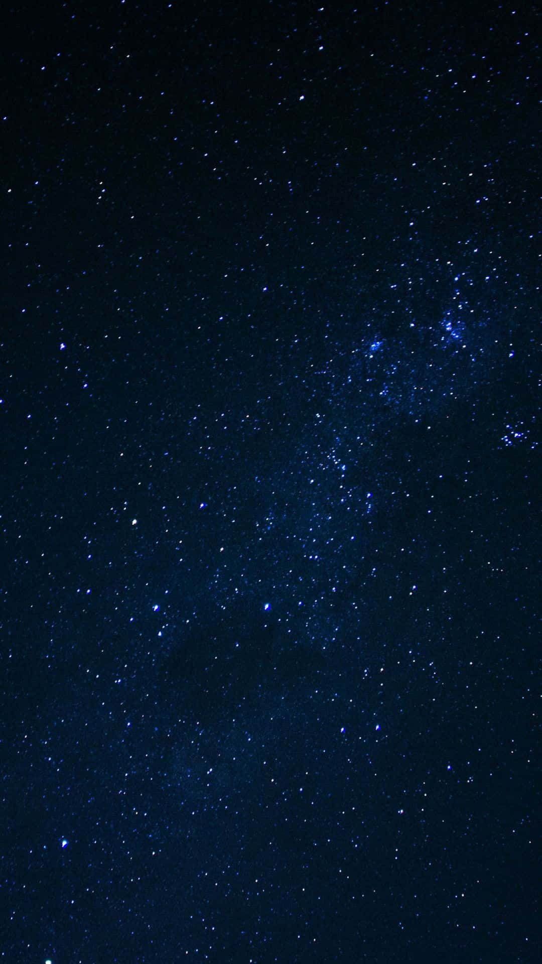 Enblå Himmel Med Stjärnor Wallpaper