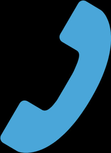 Blue Phone Icon Graphic PNG