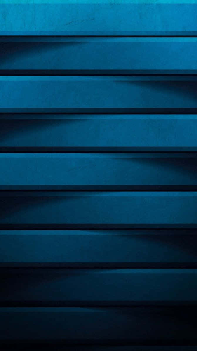 Cute Blue Phone Screen Theme Wallpaper