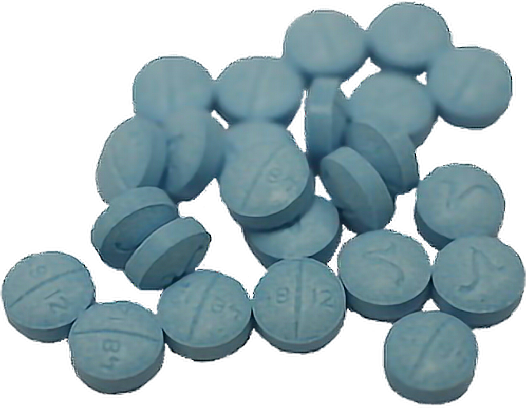 Blue Pills Scattered Background PNG