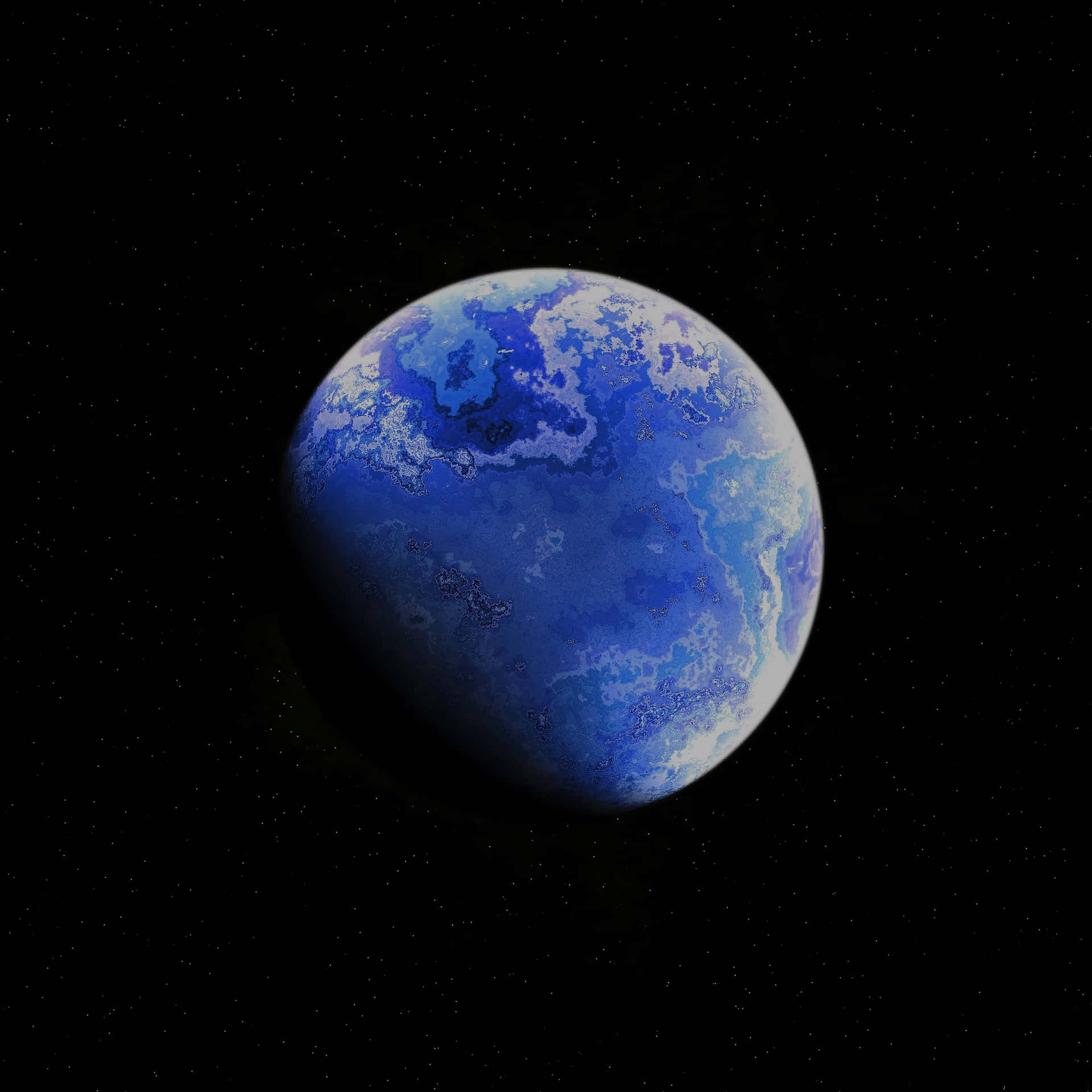 "Our Blue Planet, Home of Endless Beauty" Wallpaper
