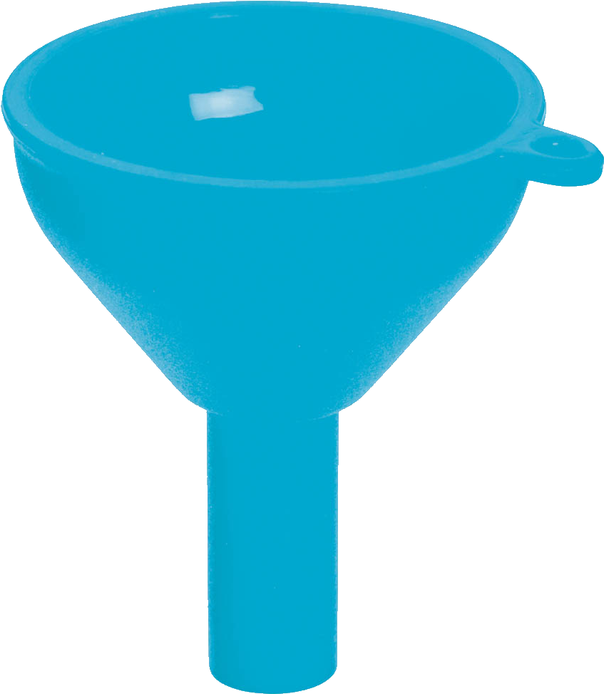 Blue Plastic Funnel PNG