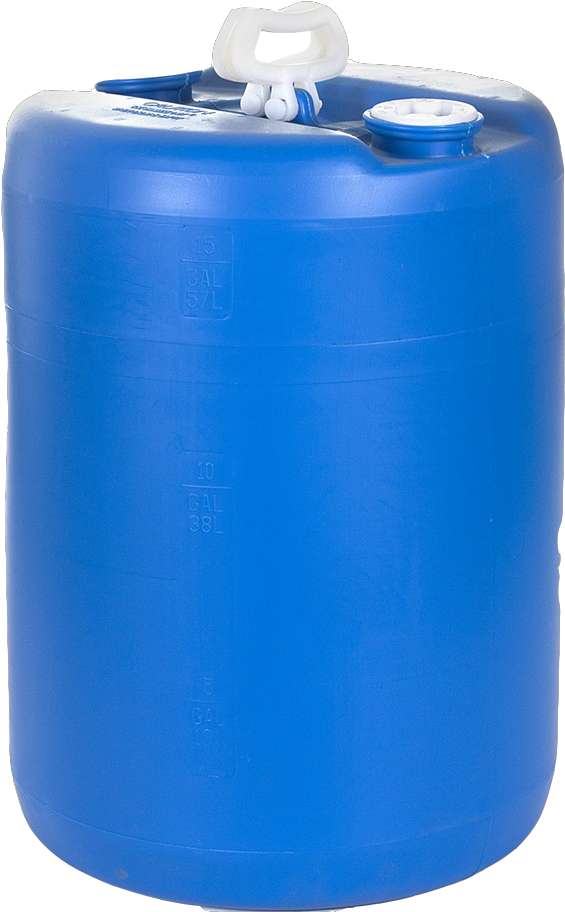 Blue Plastic Water Container PNG