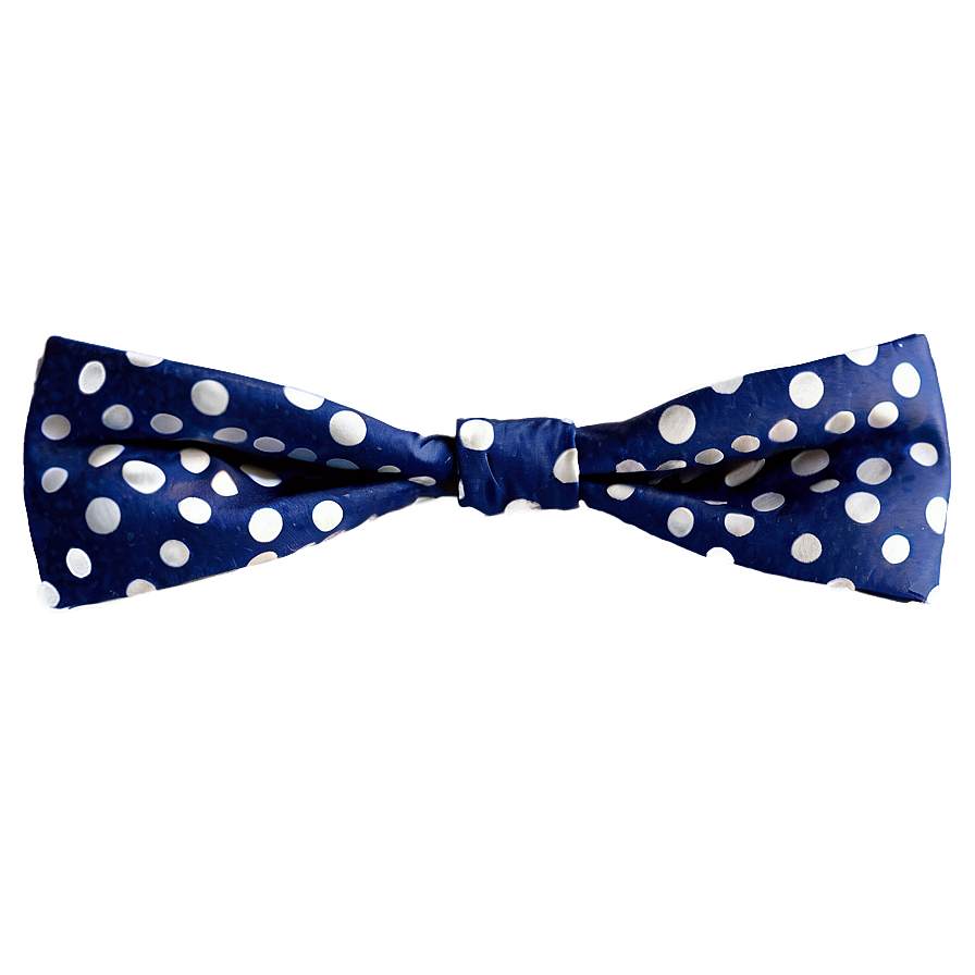 Blue Polka Dot Bow Tie Png 80 PNG