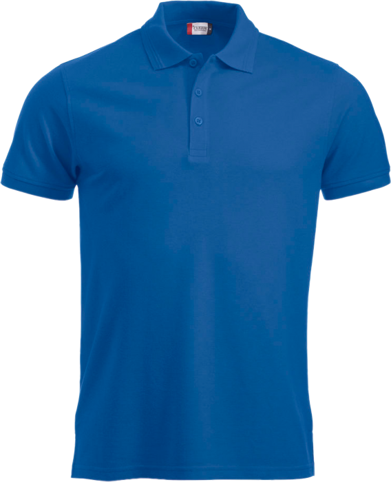 Blue Polo Shirt Product Display PNG