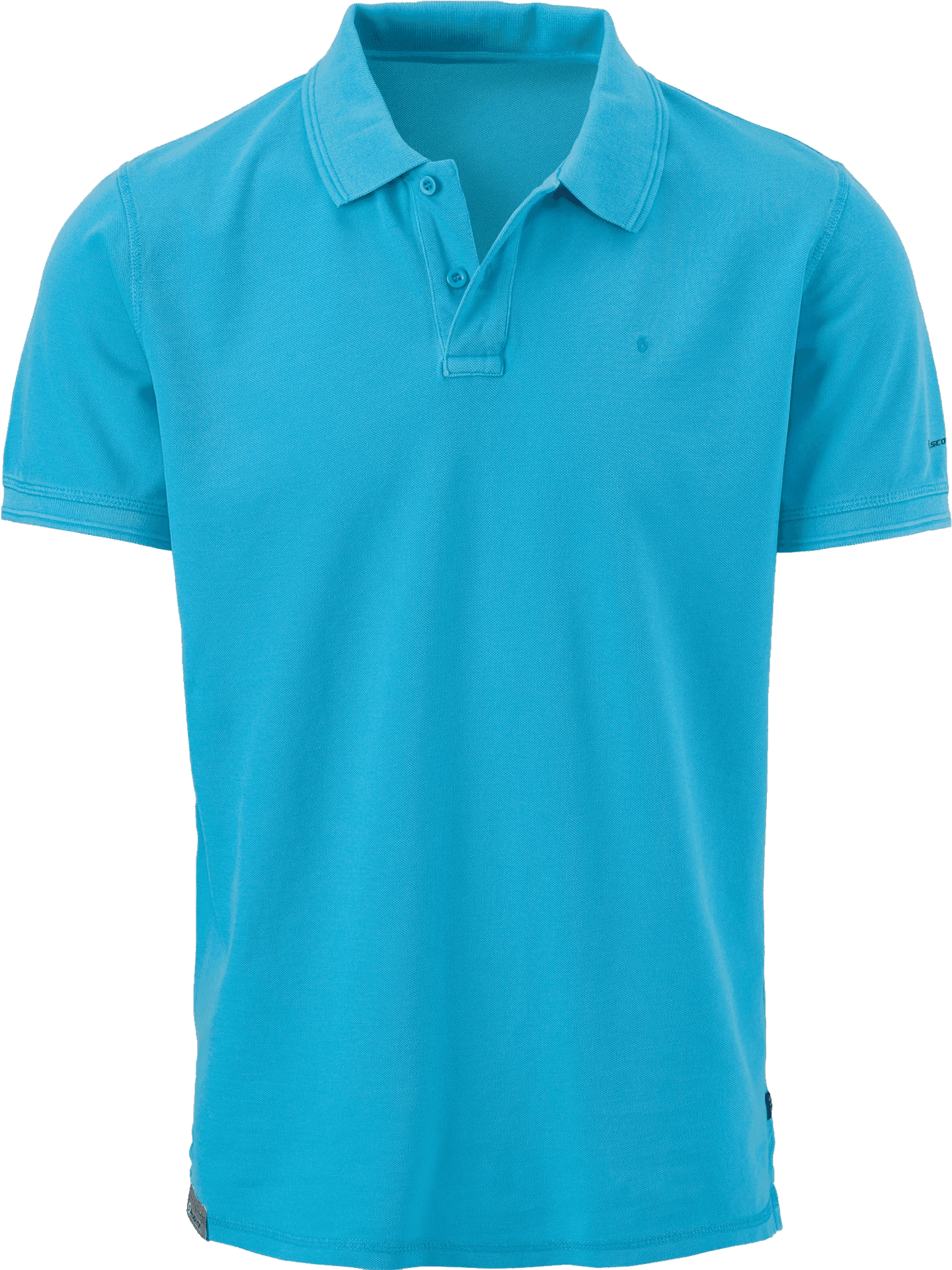 Blue Polo Shirt Product Image PNG