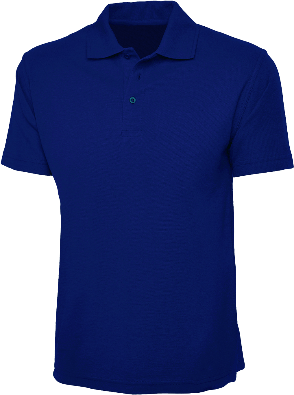 Blue Polo Shirt Product Image PNG