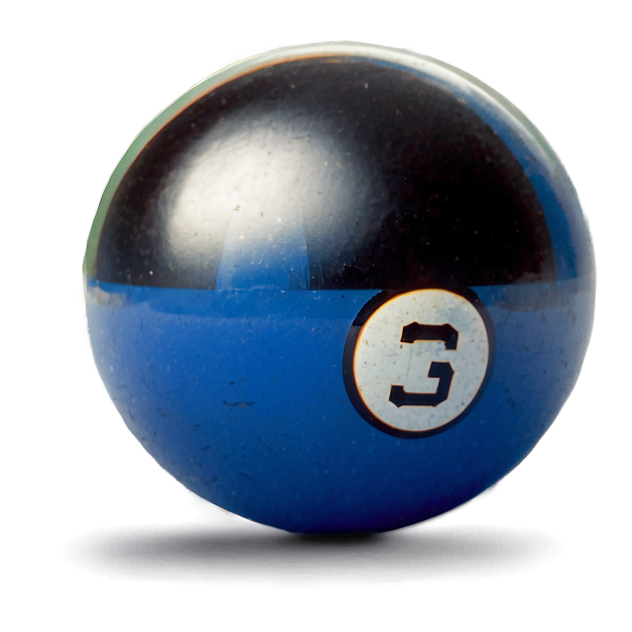 Blue Pool Ball Png 06132024 PNG