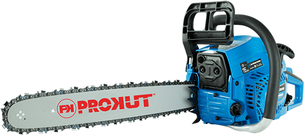Blue Pro Xcut Gas Chainsaw PNG