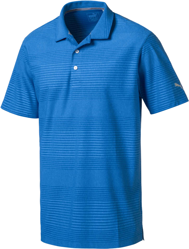 Blue Puma Polo Shirt PNG