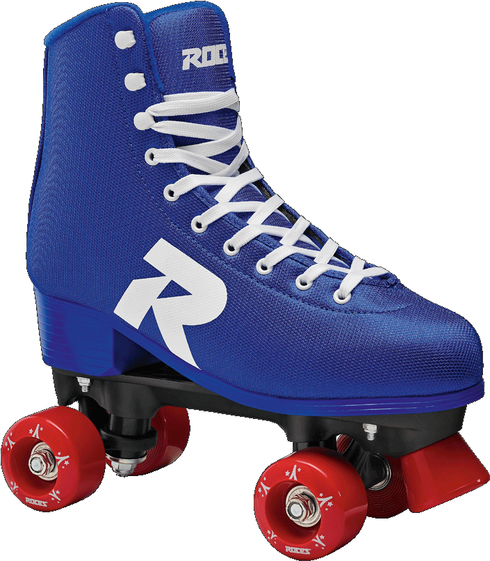 Blue Quad Roller Skate PNG