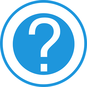 Blue Question Mark Icon PNG