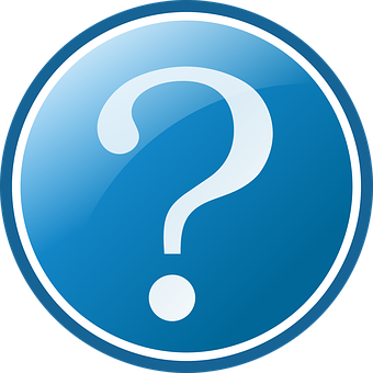 Blue Question Mark Icon PNG