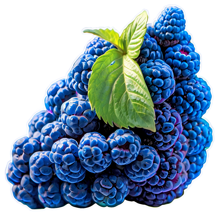 Blue Raspberry Enchantment Png 06212024 PNG