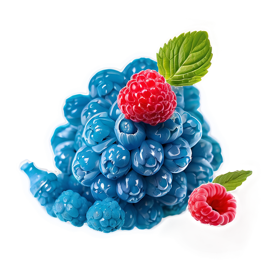 Blue Raspberry Fantasy Png Orl34 PNG