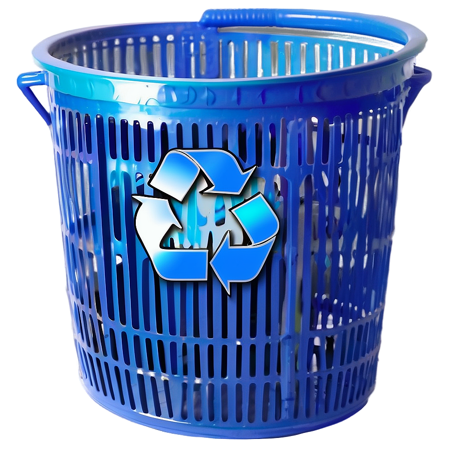 Blue Recycling Bin Png Iql44 PNG