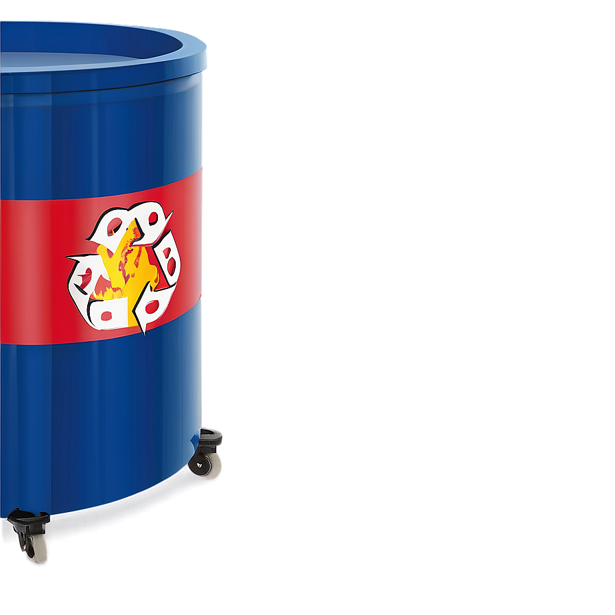 Blue Recycling Bin Png Ybr49 PNG