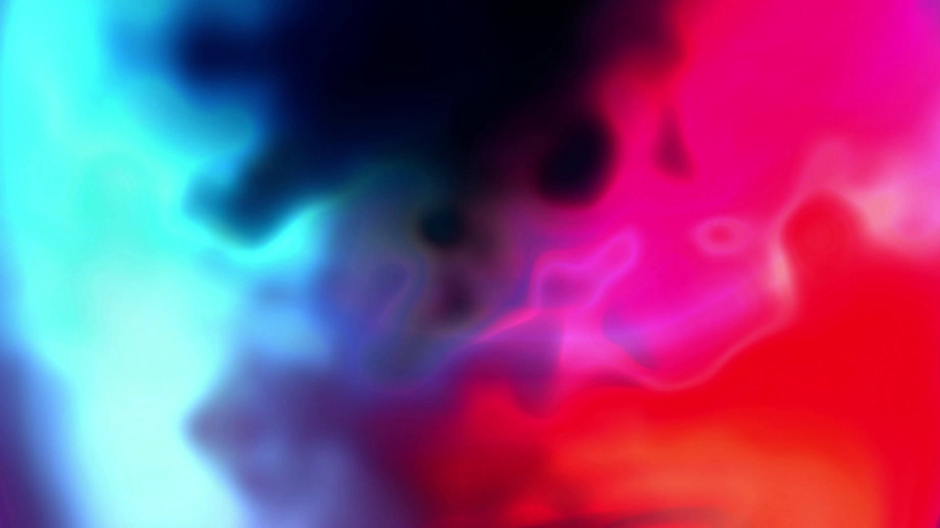 Blue, Red, And Pink Psychedelic Cloud Wallpaper
