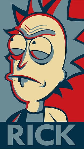 Blue Red Primary Rick And Morty Iphone
