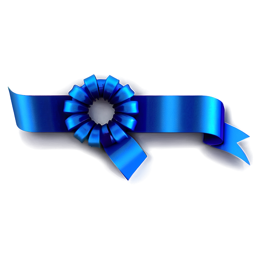 Blue Ribbon 3d Png Rfh PNG