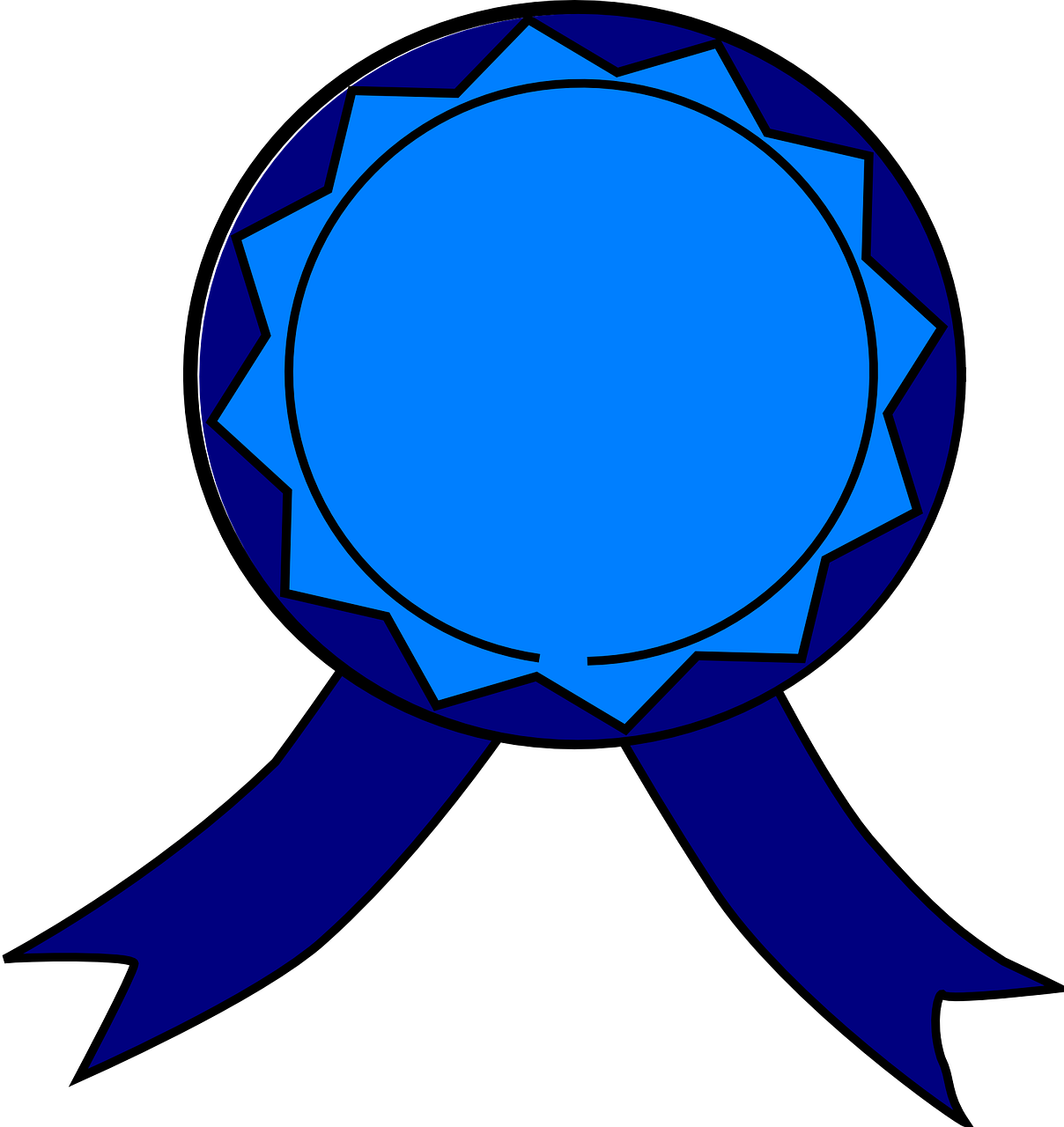 Blue Ribbon Award Graphic PNG