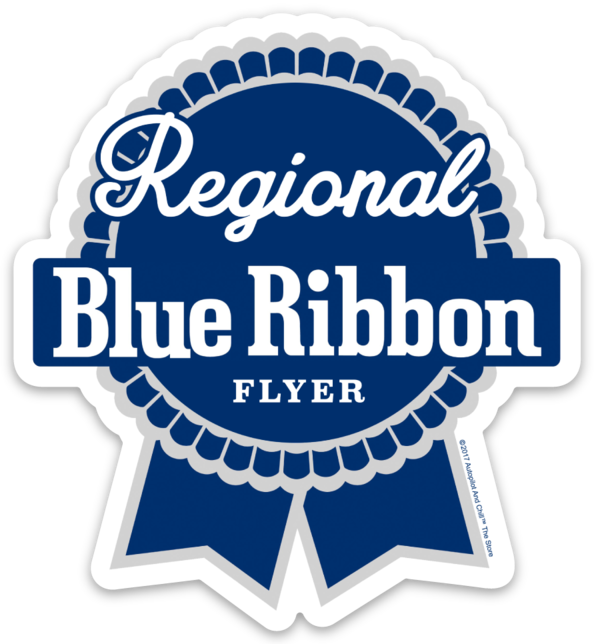 Blue Ribbon Award Sticker PNG